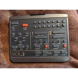 Genuine GoVideo Dual Deck TV VCR Remote Control Unit VHS Copy IR Tested Working